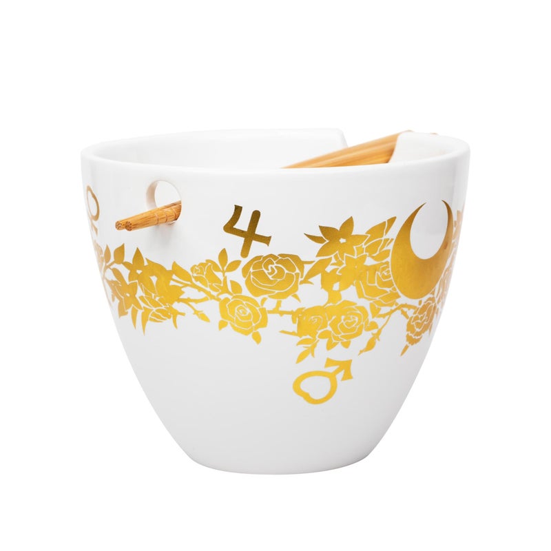 JUST FUNKY Sailor Moon Crystal 16 Ounce Ramen Bowl with Chopsticks - Image 2